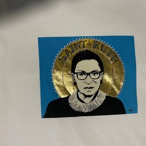 Proof of Concept - One of kind Ruth Bader Ginsberg T-Shirt Women L